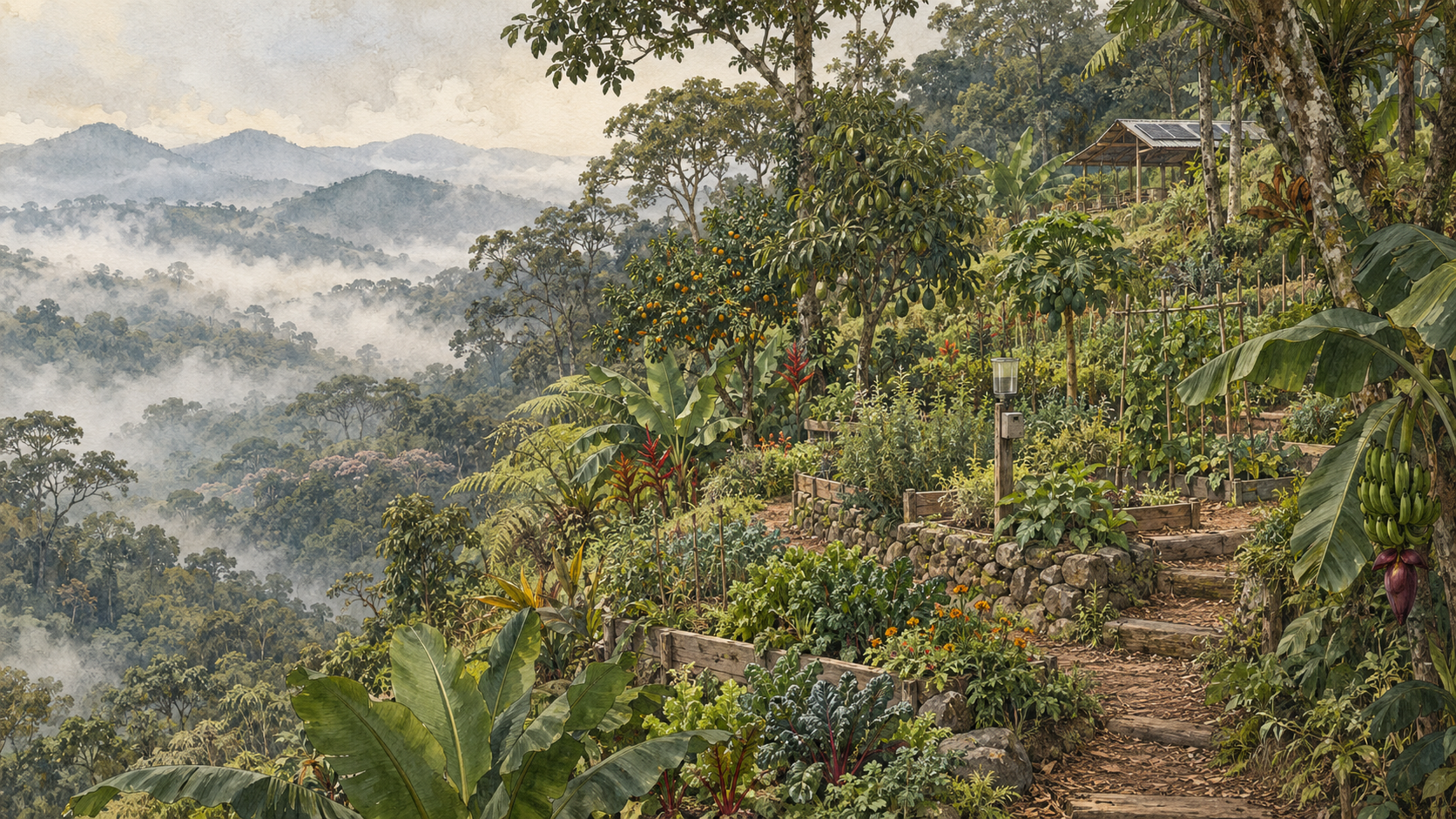 Food, habitat, and observation woven together
